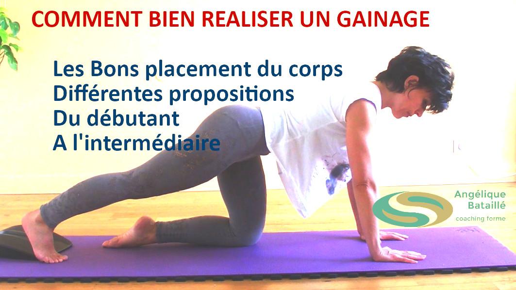Exercice abdominaux - la planche -gainage frontal