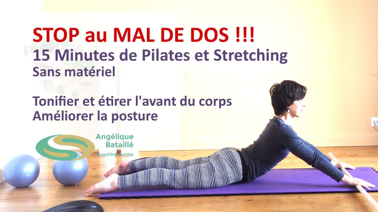 Stop au mal de dos - 15 minutes de Pilates