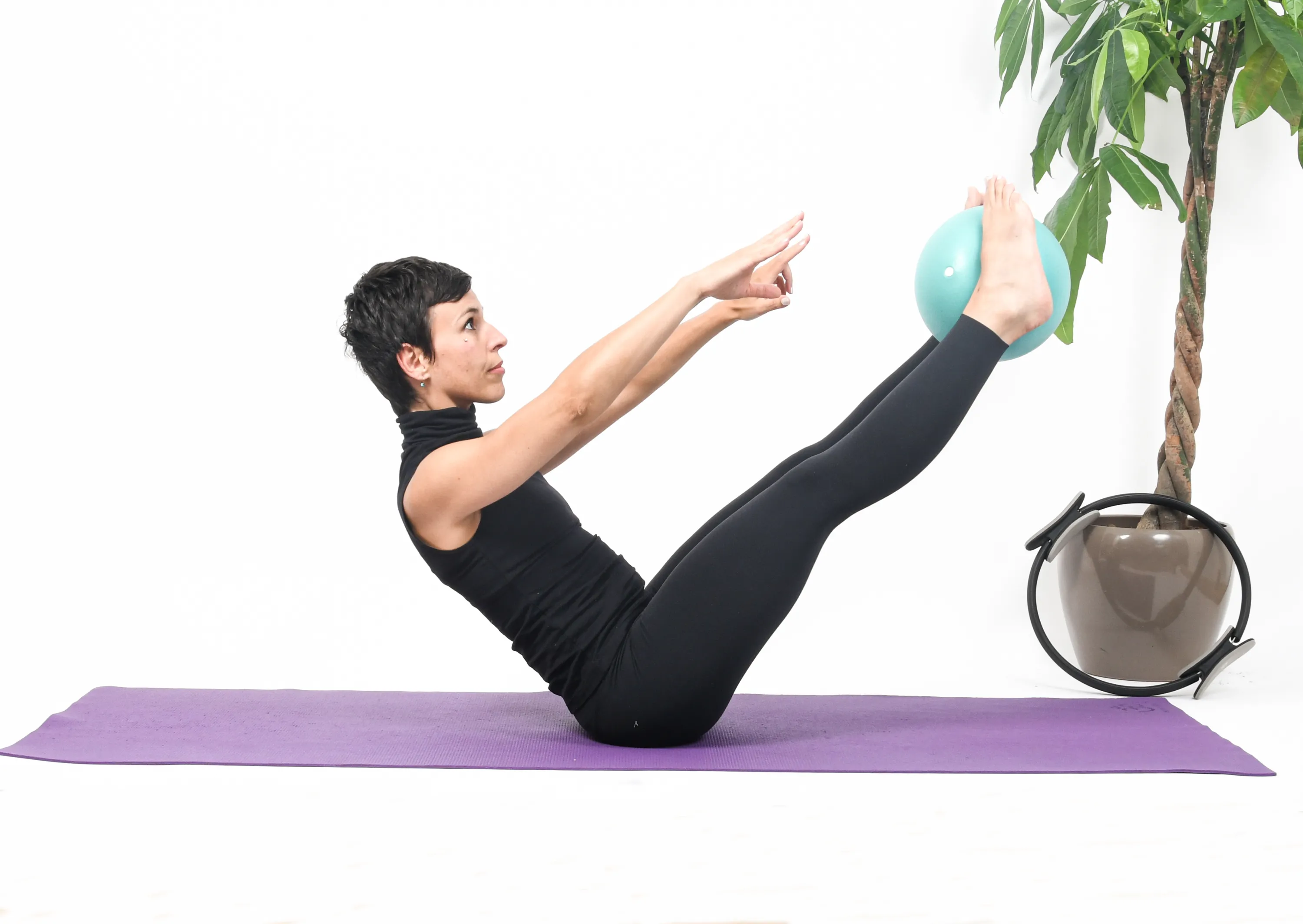 Des exercices de Pilates, tonification